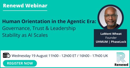 Human Orientation in the Agentic Era — Governance, Trust & Leadership Stability as AI Scales