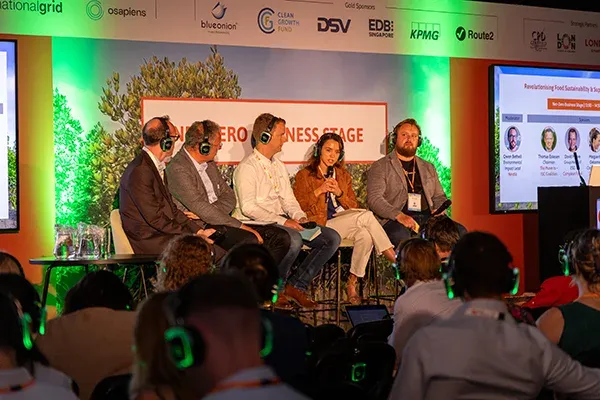 Net Zero Business Stage Panel Session at Reset Connect London