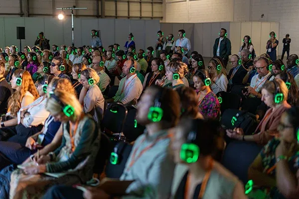 Main stage audience at Reset Connect London