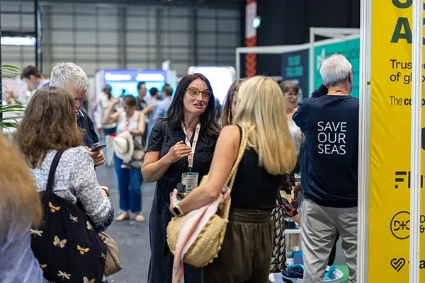 Show floor networking at Reset Connect London