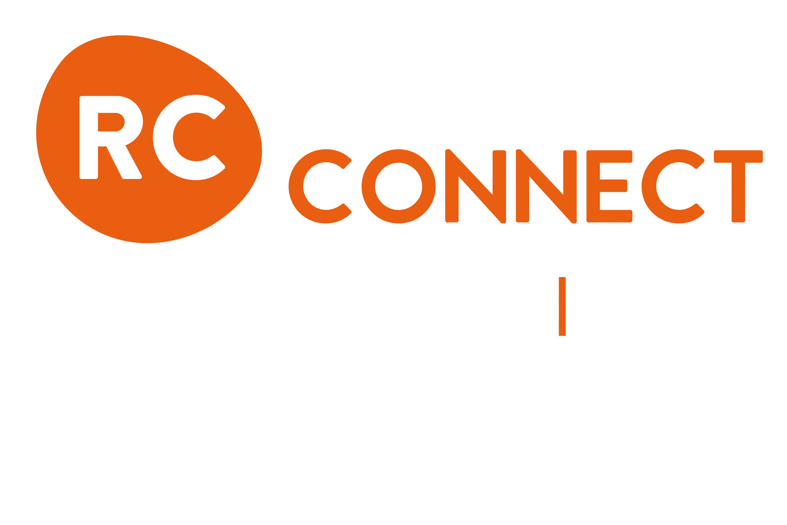 Reset Connect Logo Half Reversed