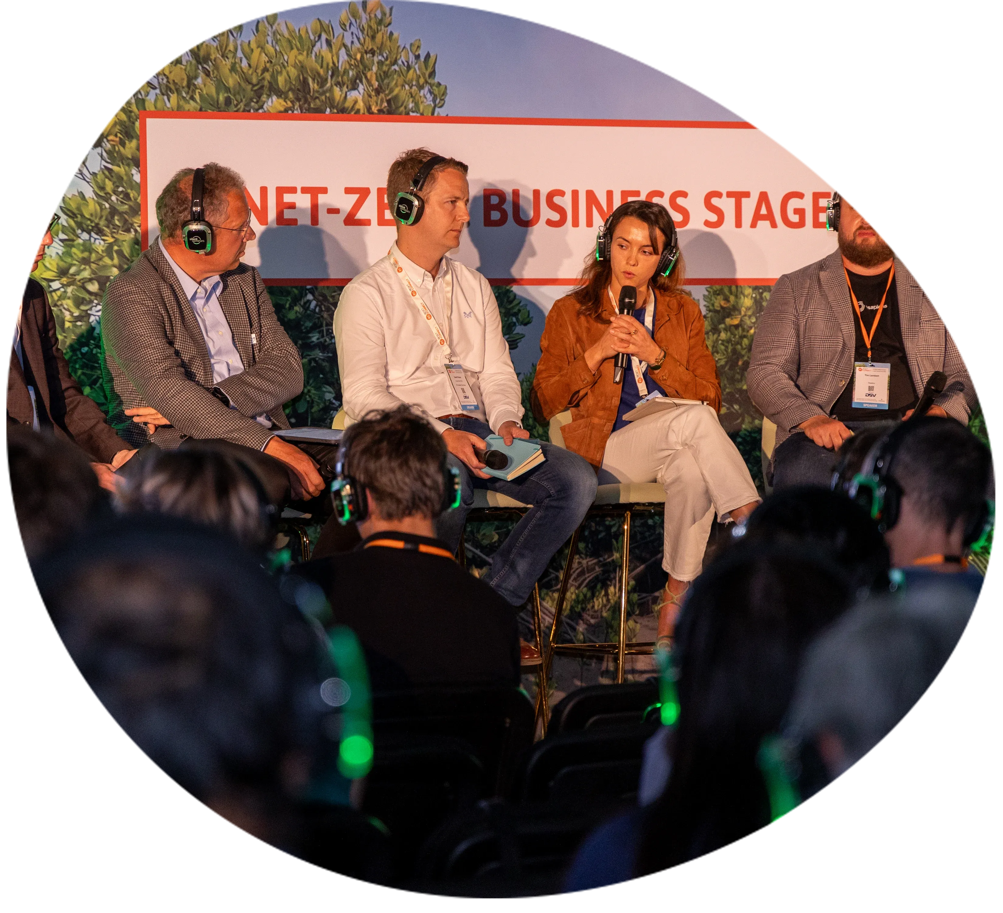 net zero business stage at Reset Connect London