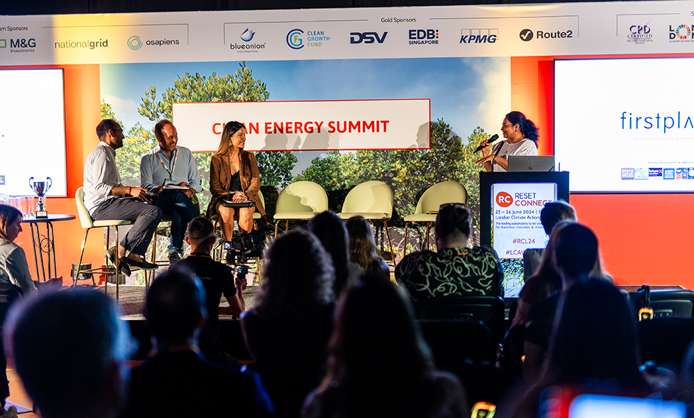 Pitching at Reset Connect London