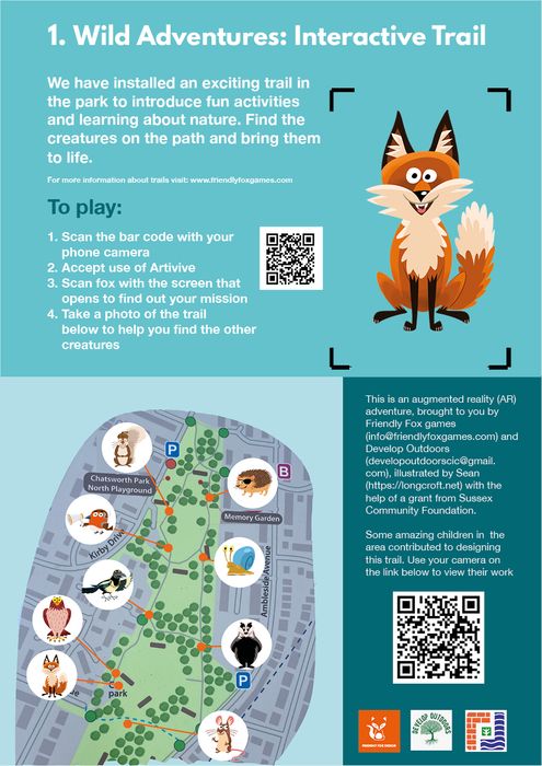 Interactive children's trails to encourage visits to your space and a lasting connection