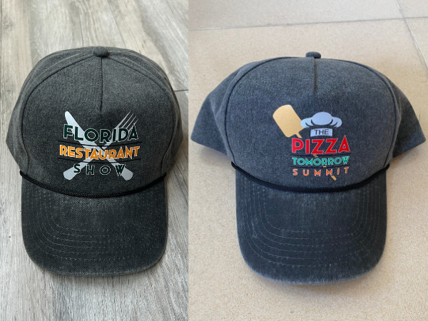 branded caps