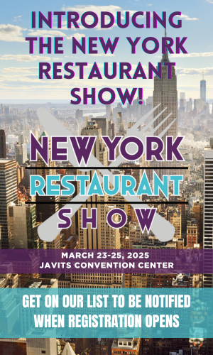 new new york restaurant show popup banner - find the latest and greatest!