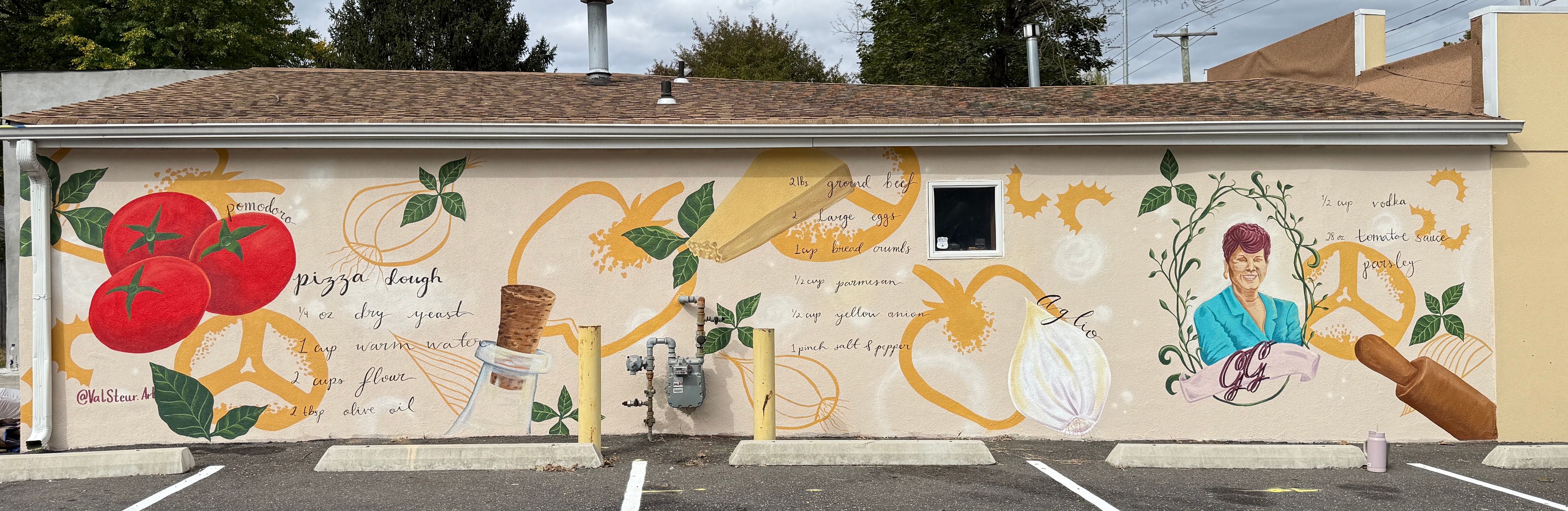 Val Steur restaurant mural