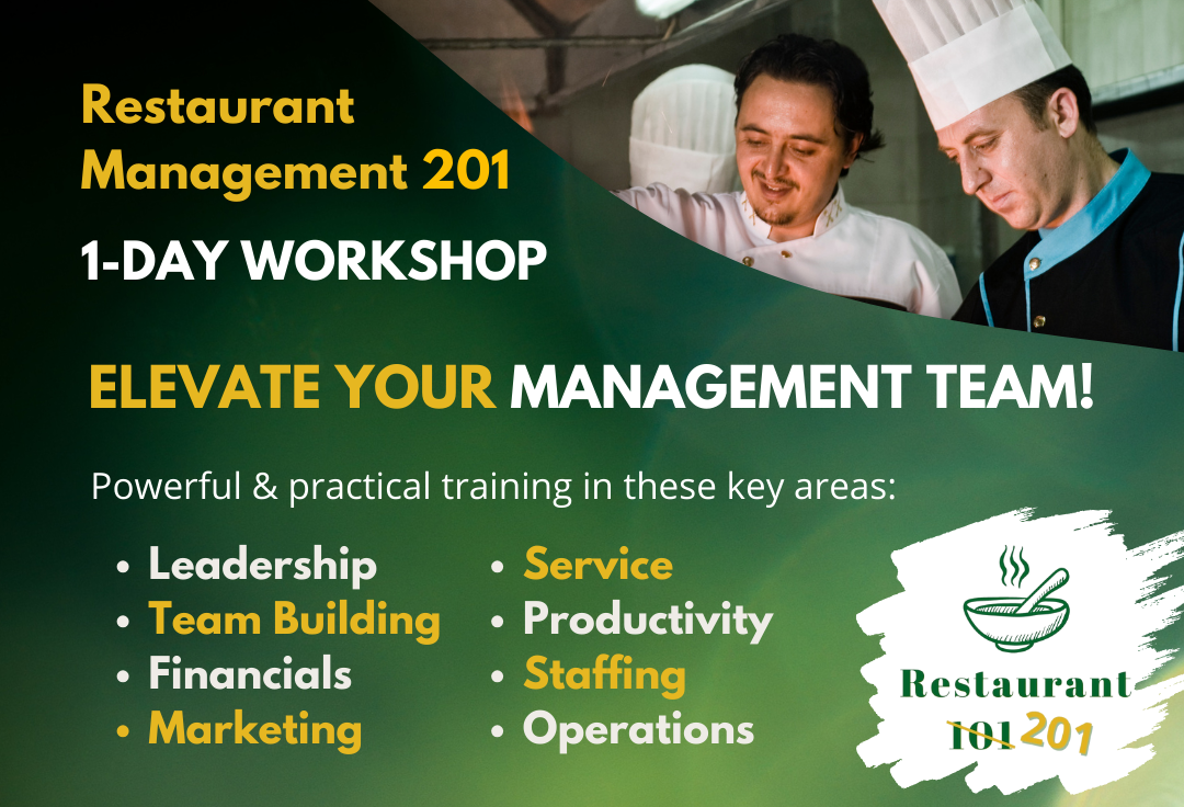 Restaurant Management 201 Workshop