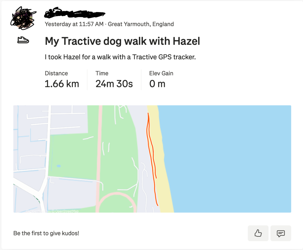 Tractive walk