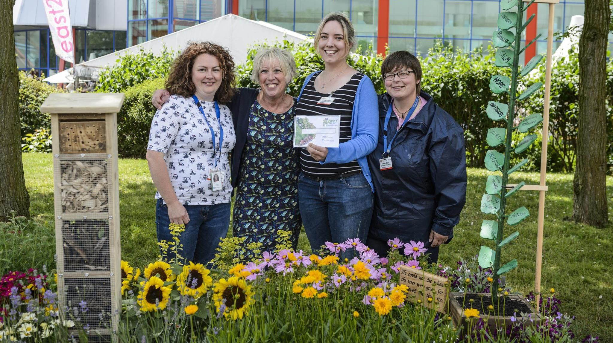 Carol Klein wiht the John Clare Pathway to Wellbeing - BBC Gardeners