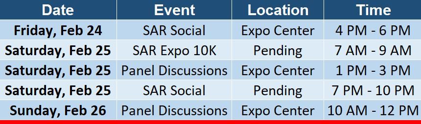 SAR Expo Special Events