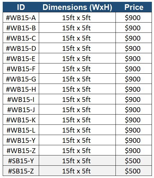 Wall Banner pricing