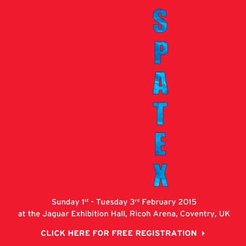 There's only ONE number ONE Wet Leisure Show and there's only ONE SPATEX Sunday 1st - Tuesday 3rd February