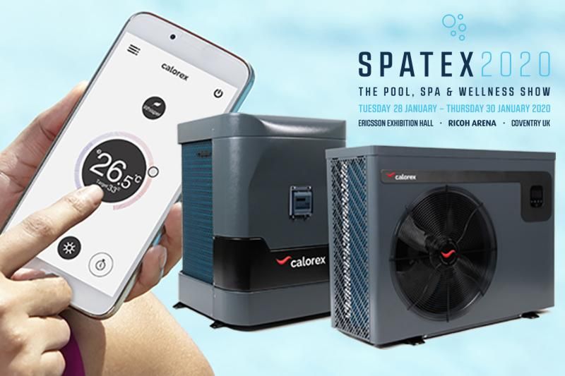 Calorex to showcase new range of inverter heat pumps at SPATEX 2020