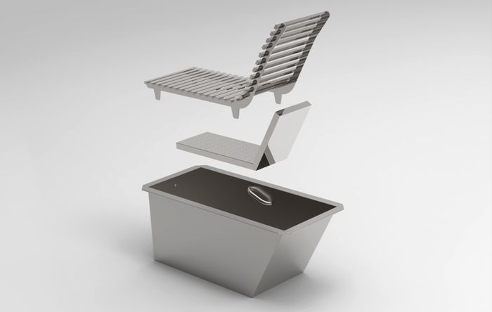 Hydrotherapy bath for hot and cold treatments
