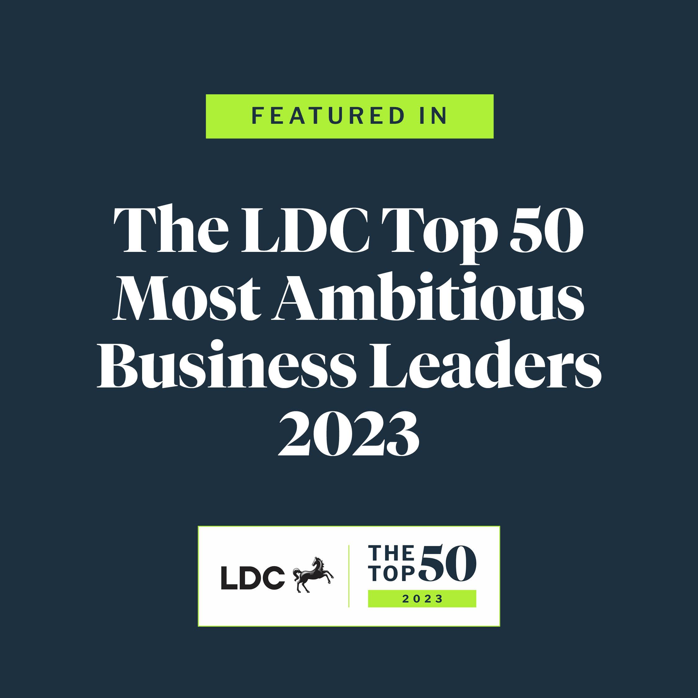 Rob Carlin recognised among the UK’s Top 50 Most Ambitious Business Leaders for 2023