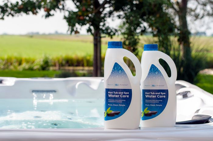 AquaFinesse hot tub and spa water care box