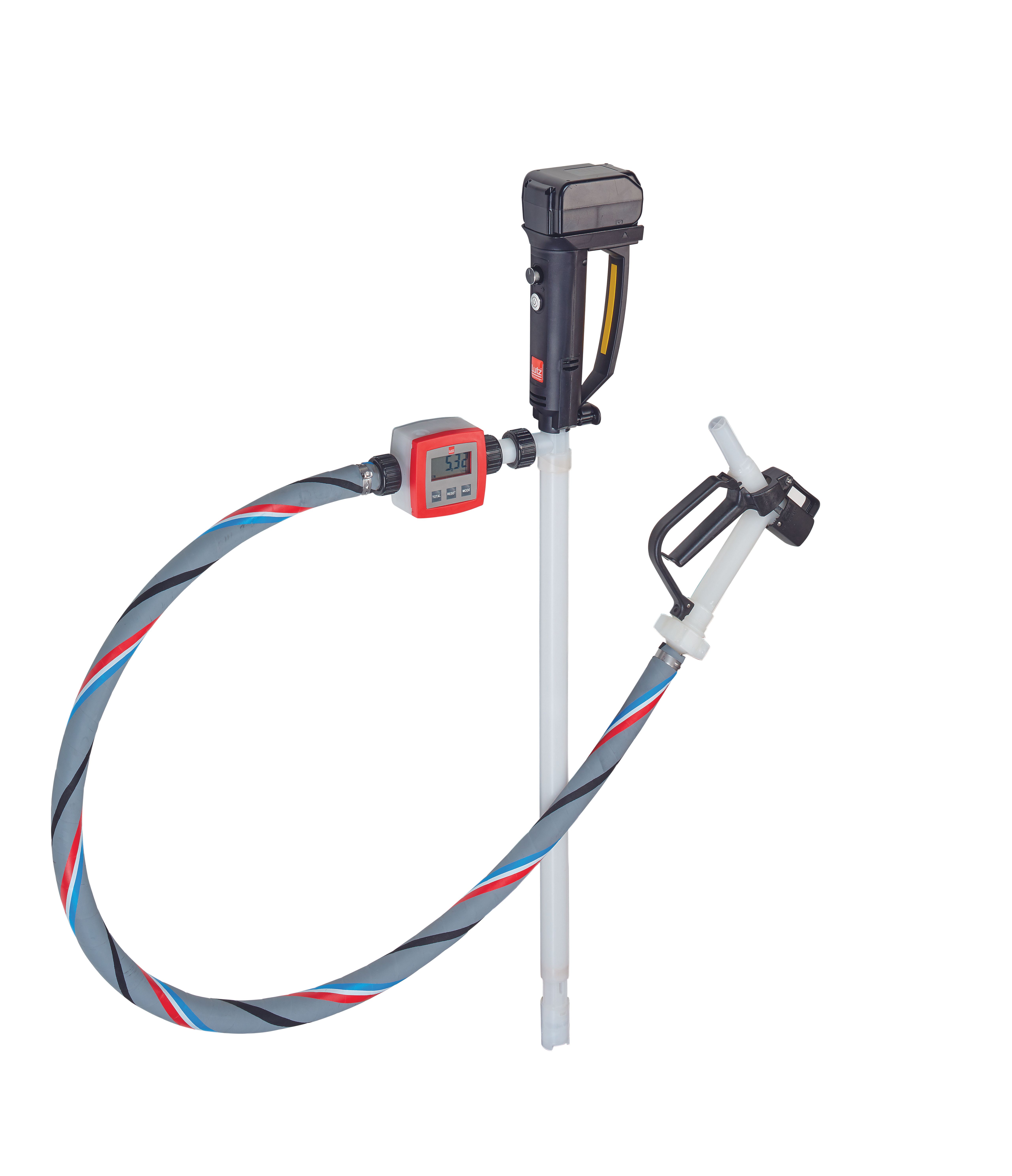 Lutz Battery Driven Drum Pumps eliminate cables