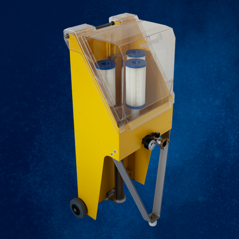 puromat - the cleaning device, for easily and automatically cleaning the filter cartridges