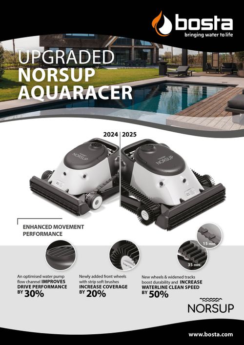 Norsup AquaRacer robot pool cleaner