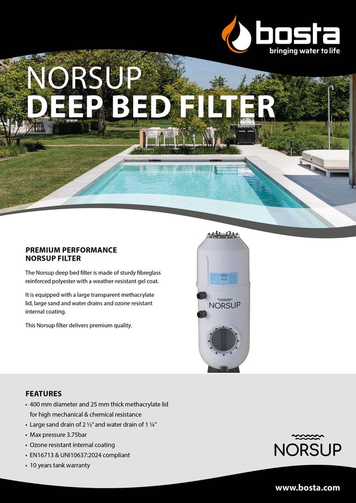 Norsup deep bed filter