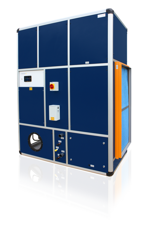 Heatstar’s specialist swimming pool dehumidification system - reduces energy costs using mixed technologies