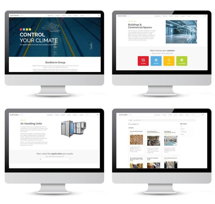 Dantherm - Improving and simplifying your website user journey