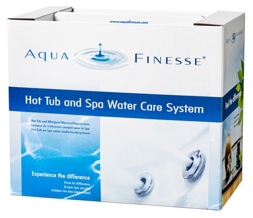 AquaFinesse hot tub and spa water care box