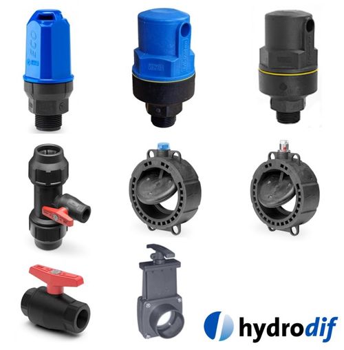 Hydrodif Air Release Valves and PP Polypropylene Valves