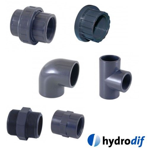 Hydrodif PVC Threaded Fittings