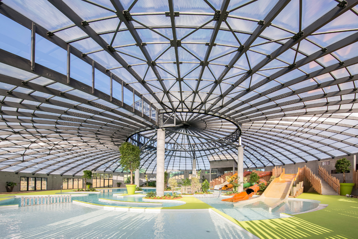 Large pool enclosures