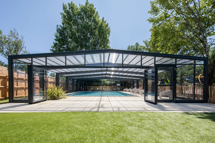 Large pool enclosures