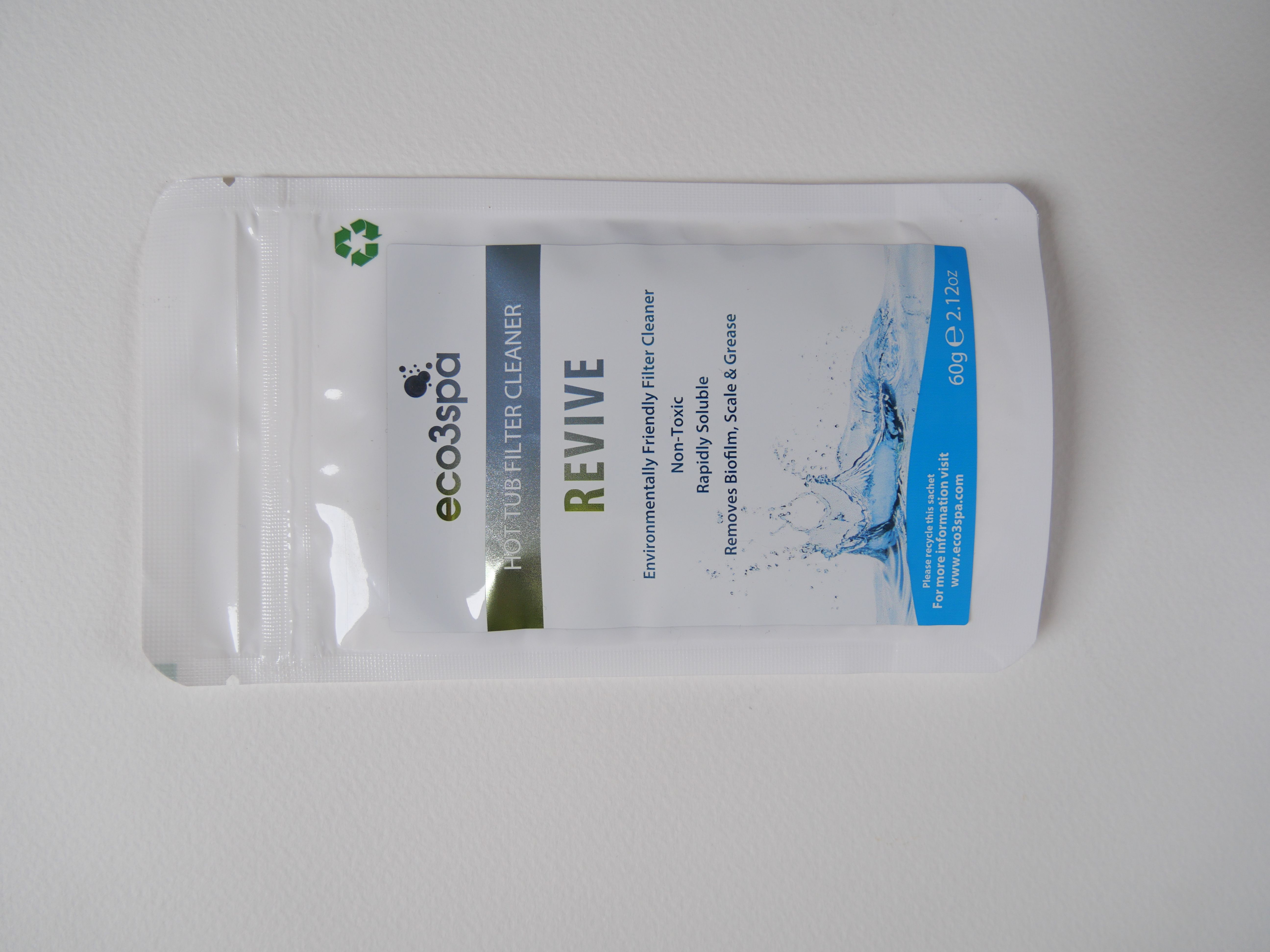 Eco3spa filter cleaner sachets