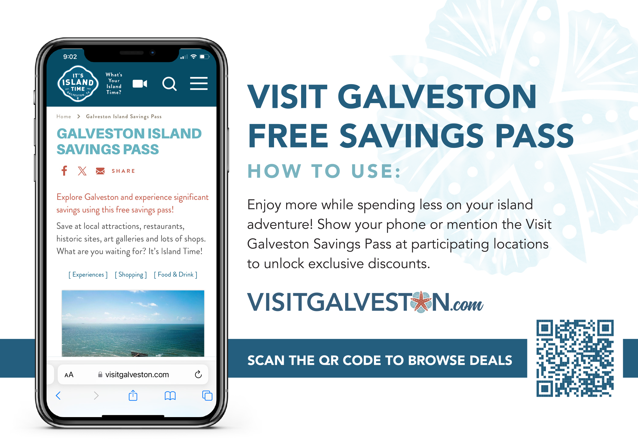 Visit Galveston Free Savings