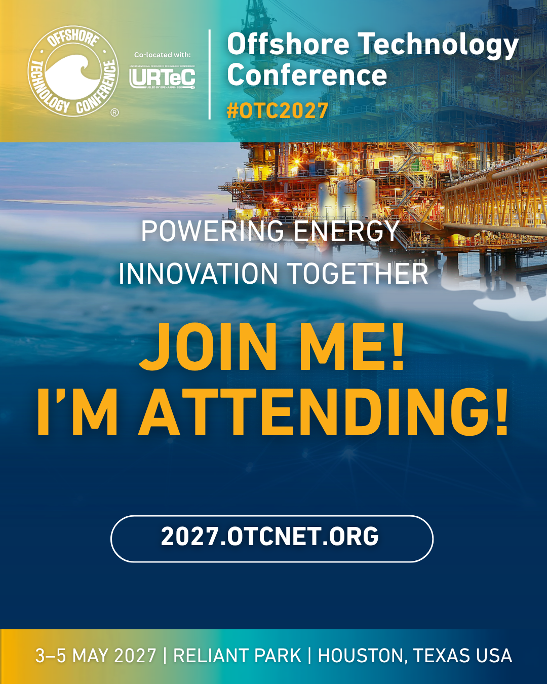JOIN ME! I'M ATTENDING