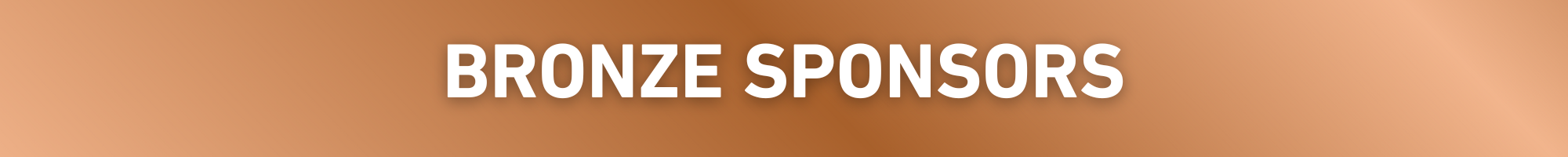 Bronze Sponsors
