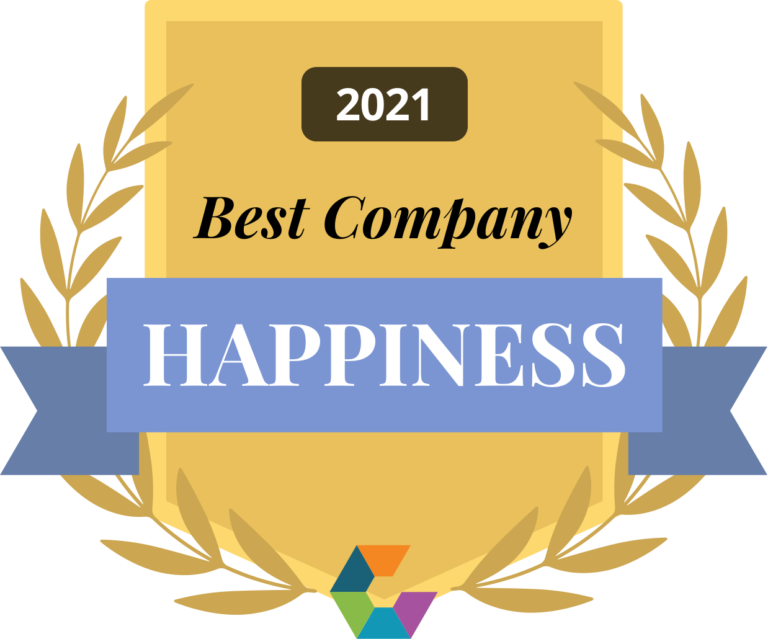 We’re ecstatic to be one of Comparably’s Top 25 Happiest workplaces!