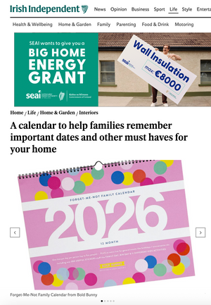 Forget-Me-Not Family Calendar