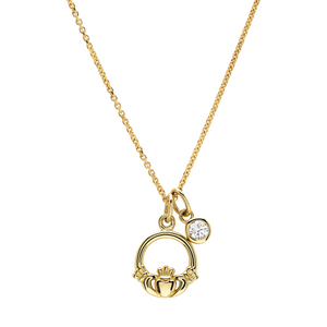 14k Claddagh Necklace