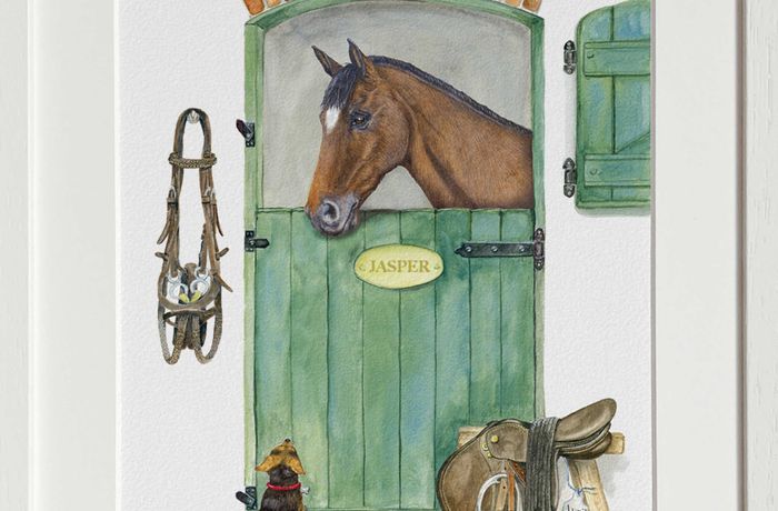 Stable Scene Bay&Dog