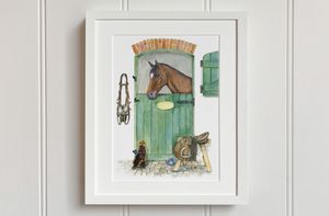 Stable Scene Bay&Dog