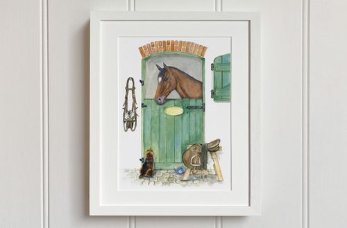 Stable Scene Bay&Dog
