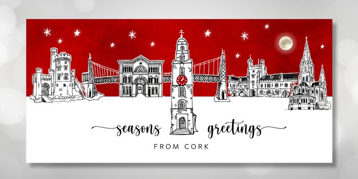 County Colours Christmas Cards