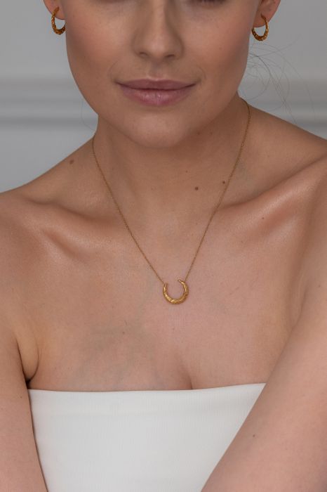 Celtic Necklace | Textured Torc Necklace