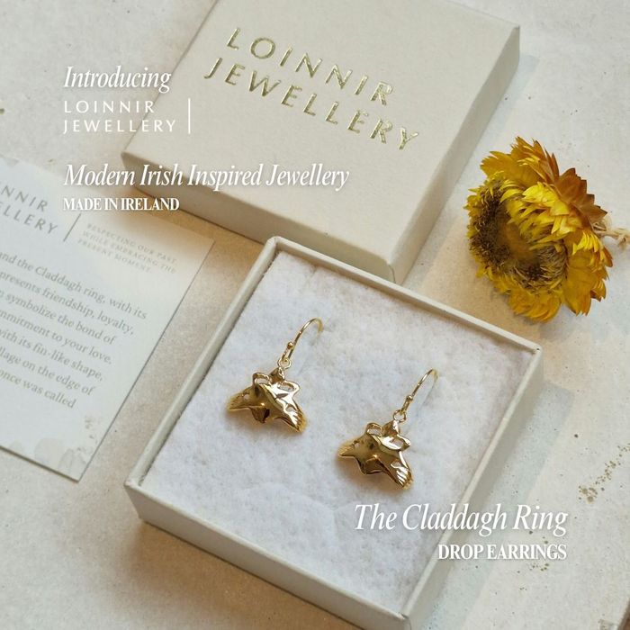 The Claddagh Drop Earrings