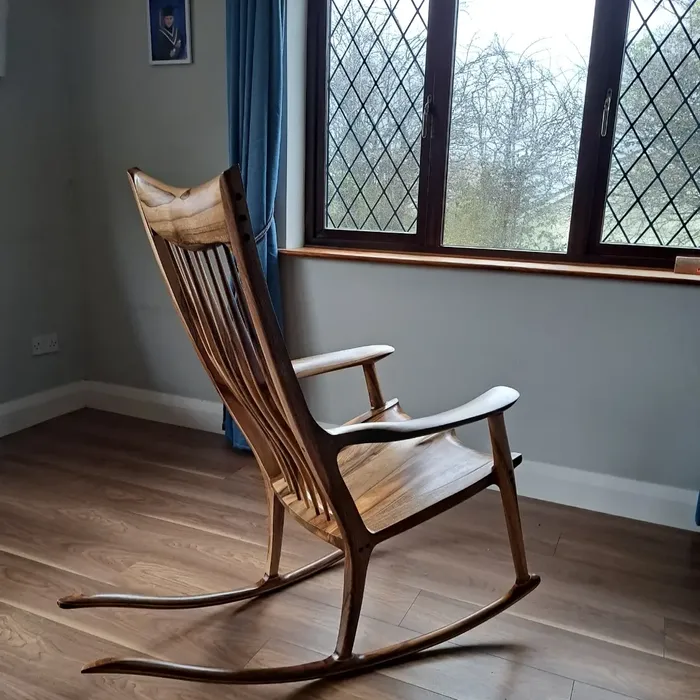 Walnut Rocking Chair