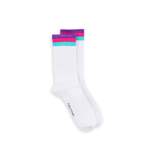 White & Pink Bamboo Hiking Socks (seamless toe) - RRP €12-€16