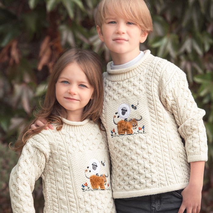 Childrens Aran sweaters