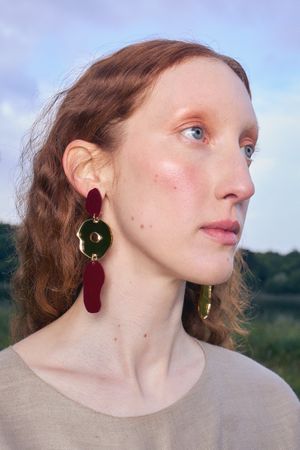 Praya Earring (recycled acrylic collection)