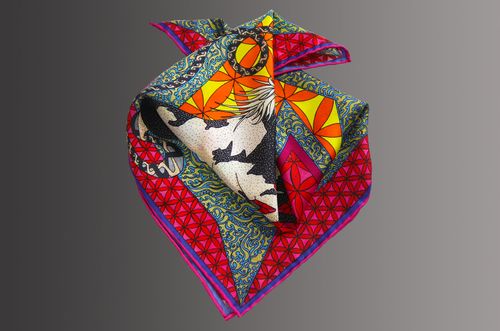 Irish Cobs Silk Scarf 45cm